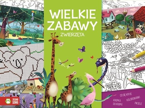 okładka Wielkie zabawy Zwierzęta książka