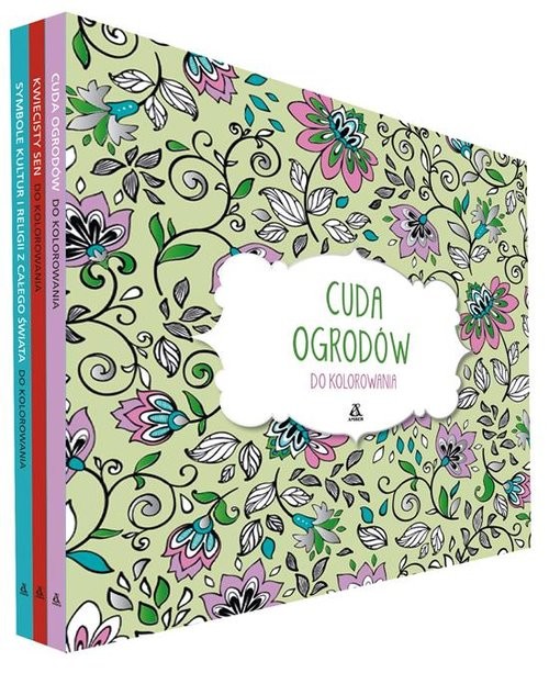 okładka Cuda ogrodów / Kwiecisty sen / Symbole kultur i religii z całego świata Pakiet książka