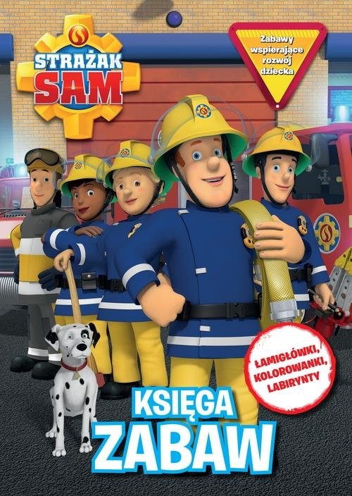 okładka Strażak Sam Księga zabaw książka