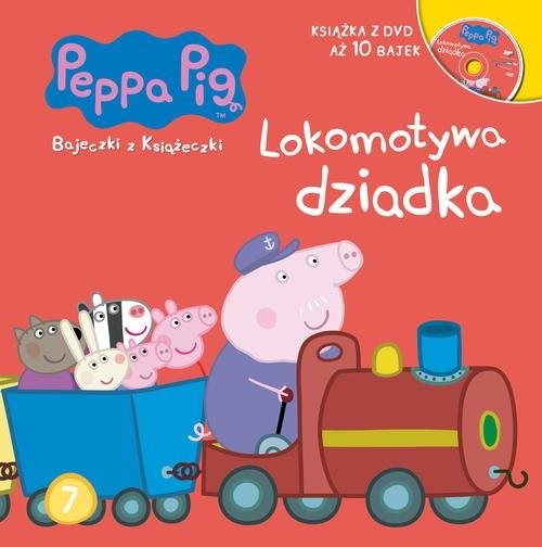 okładka Świnka Peppa Bajeczki z książeczki 7 Lokomotywa dziadka książka