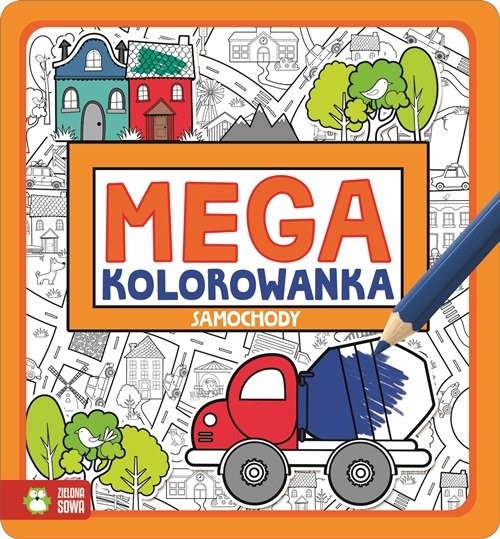 okładka Megakolorowanka Samochody książka
