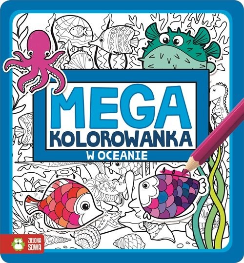 okładka Megakolorowanka W oceanie książka