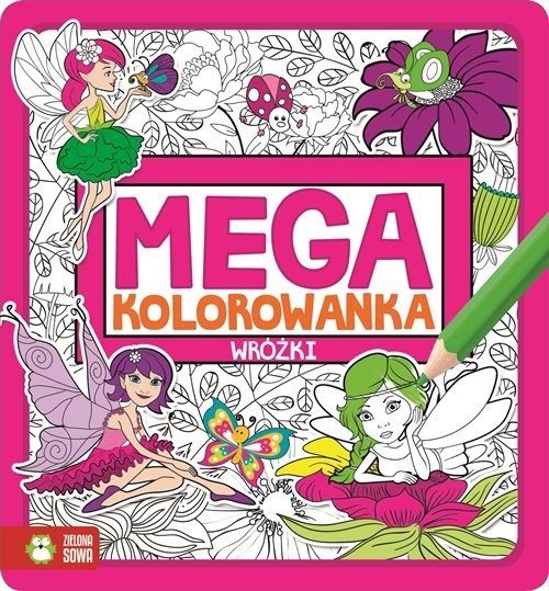 okładka Megakolorowanka Wróżki książka