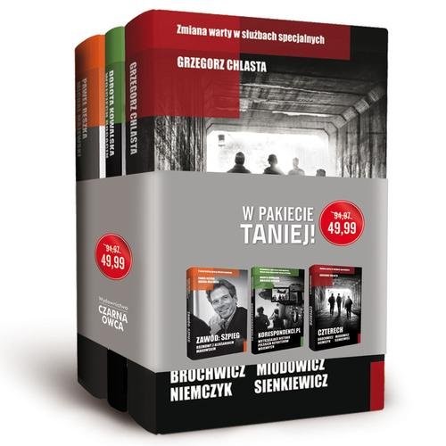 okładka Czterech / Korespondenci.pl / Zawód szpieg Pakiet książka | Paweł Reszka, Michał Majewski, Grzegorz Chlasta, Dorota Kowalska, Wojciech Rogacin