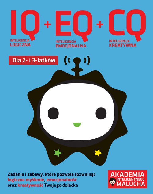 okładka IQ + EQ + CQ dla 2-3 latków książka