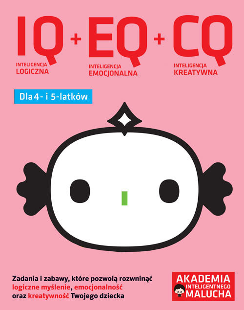 okładka IQ + EQ + CQ dla 4-5 latków książka