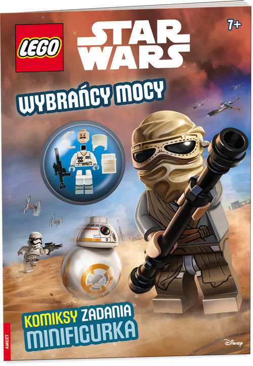 okładka Lego Star Wars Wybrańcy mocy Komiksy, zadania, minifigurka książka