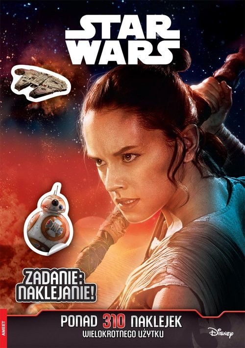 okładka Star Wars Zadanie naklejanie książka
