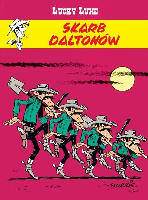 okładka Lucky Luke Skarb Daltonów książka | René Goscinny