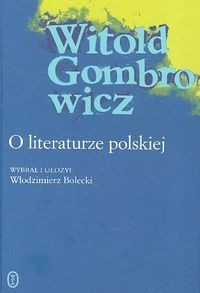 okładka O literaturze polskiej książka | Witold Gombrowicz