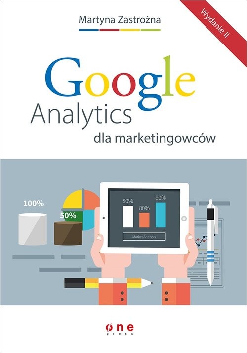 okładka Google Analytics dla marketingowców książka | Zastrożna Martyna