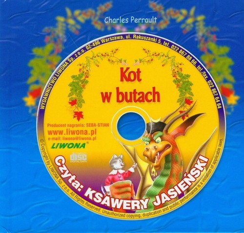 okładka Kot w butach Słuchowisko z płytą CD książka | Charles Perrault