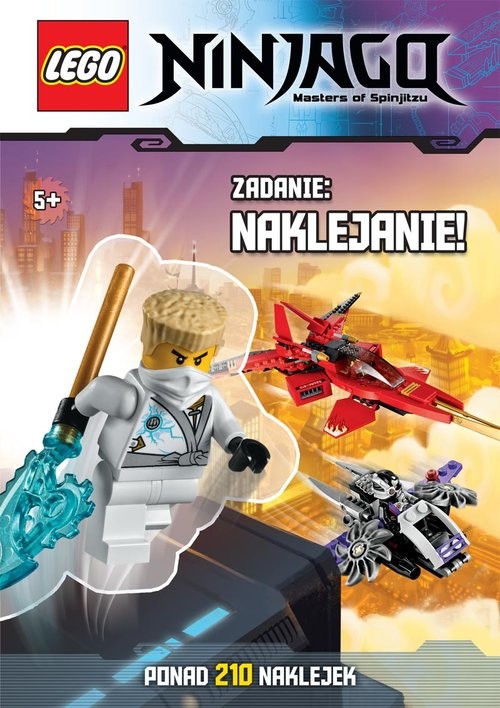 okładka Lego Ninjago Zadanie: naklejanie! LAS5 książka