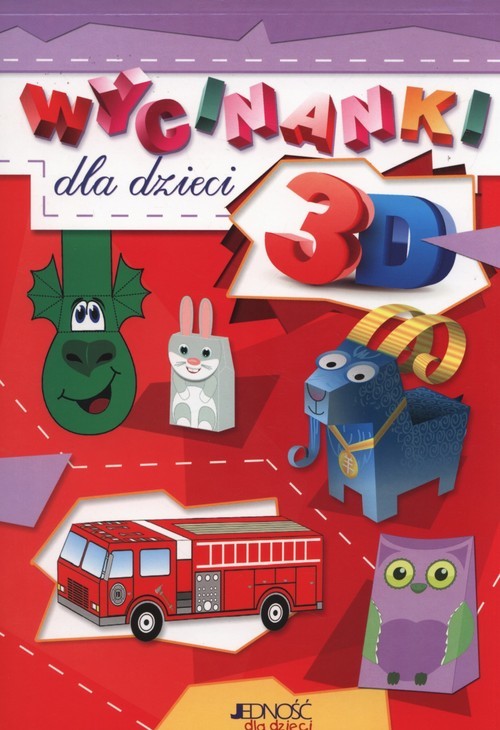 okładka Wycinanki 3D dla dzieci książka | Dorota Skwark