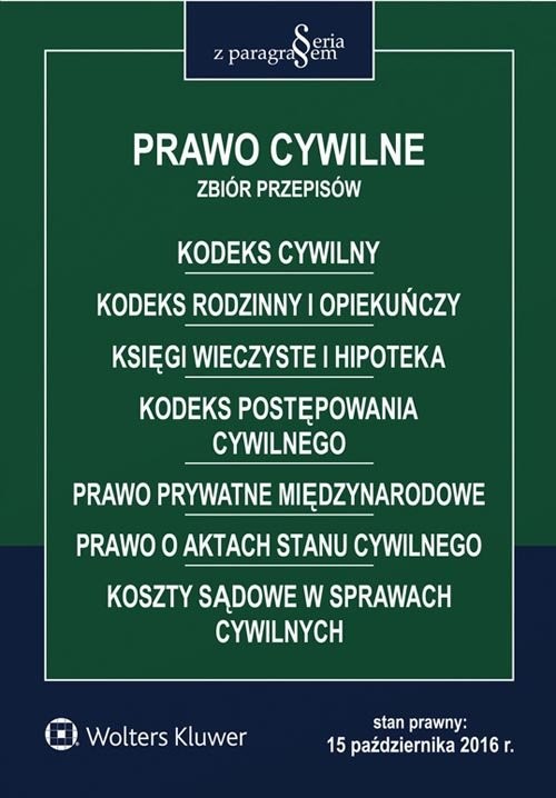 okładka Prawo cywilne Zbiór przepisów książka | Opracowania Zbiorowe