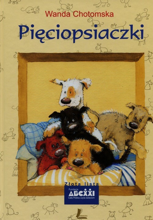 okładka Pięciopsiaczki książka | Wanda Chotomska