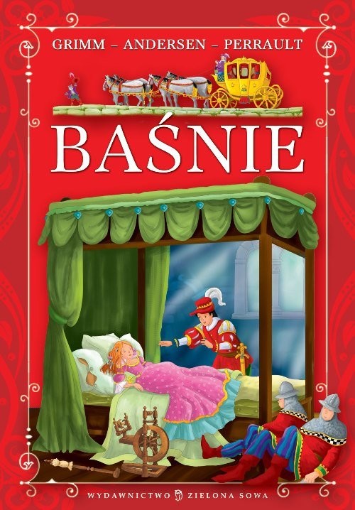 okładka Baśnie Grimm - Andersen - Perrault książka | Kwietniewska-Talarczyk Marzena