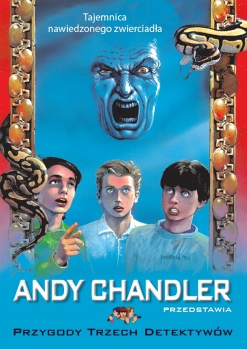 okładka Przygody Trzech Detektywów Tom 20 Tajemnica nawiedzonego zwierciadła książka | Andy Chandler