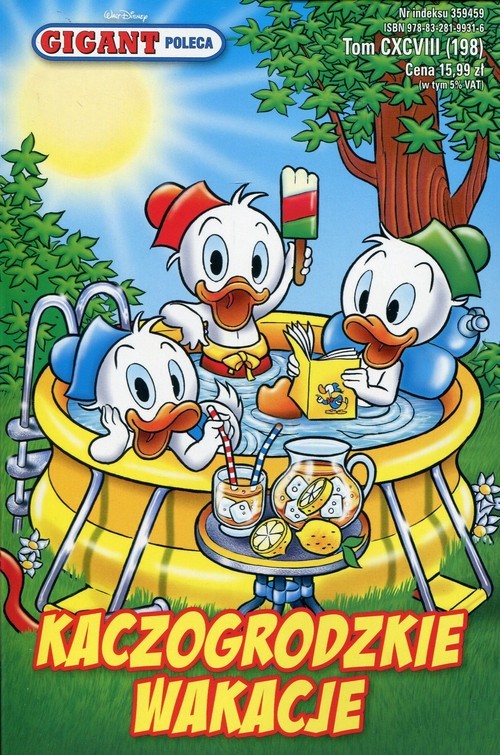 okładka Gigant 8/2016 Kaczogrodzkie wakacje książka