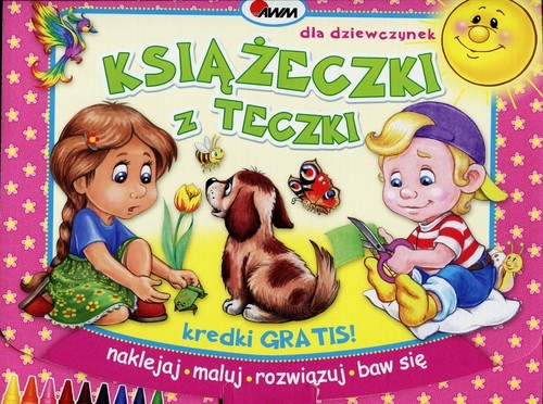 okładka Książeczki z teczki dla dziewczynek książka