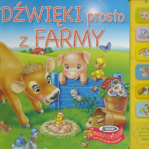 okładka Dźwięki prosto z farmy naturalne dźwięki książka
