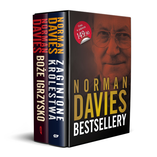 okładka Norman Davies Bestsellery (Pakiet: Boże Igrzysko i Zaginione Królestwa) książka | Norman Davies