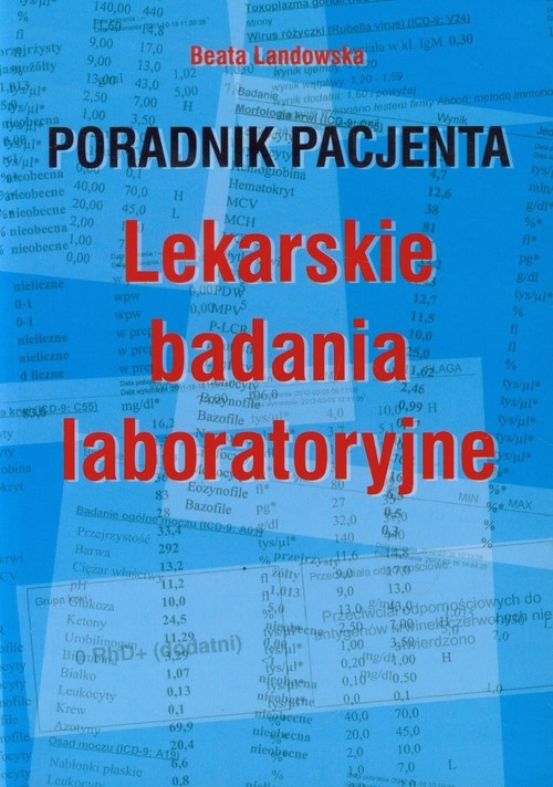 okładka Poradnik pacjenta Lekarskie badania laboratoryjne książka | Beata Landowska