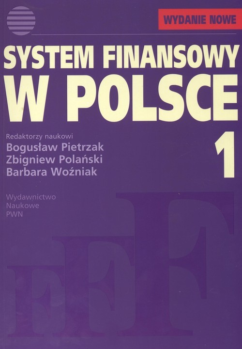 okładka System finansowy w Polsce Tom 1 książka