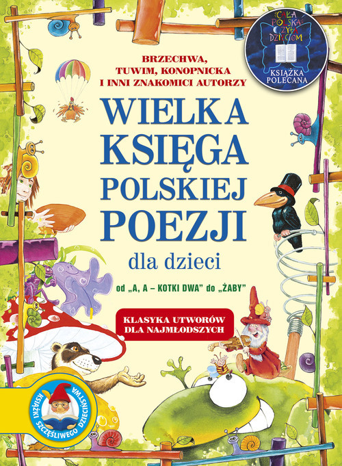okładka Wielka księga polskiej poezji dla dzieci książka