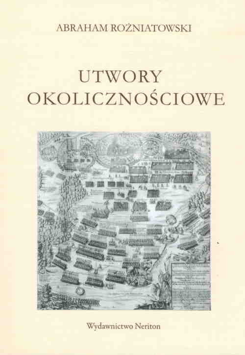 okładka Utwory okolicznościowe książka | Abraham Rożniatowski