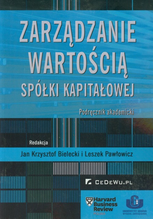 okładka Zarządzanie wartością spółki kapitałowej Podręcznik akademicki książka