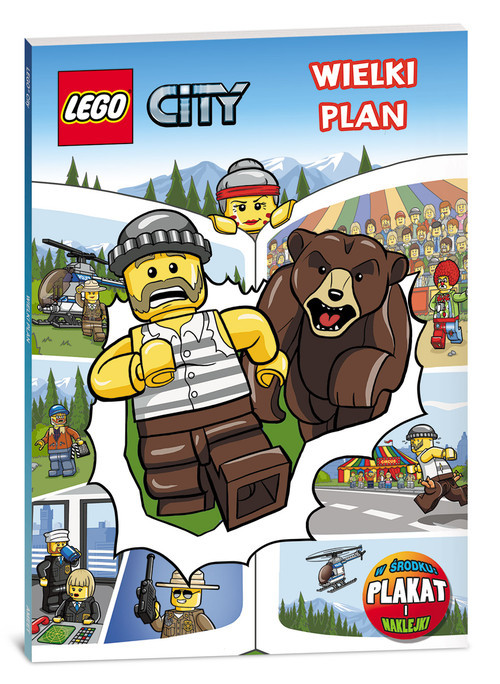 okładka Lego City Wielki plan książka
