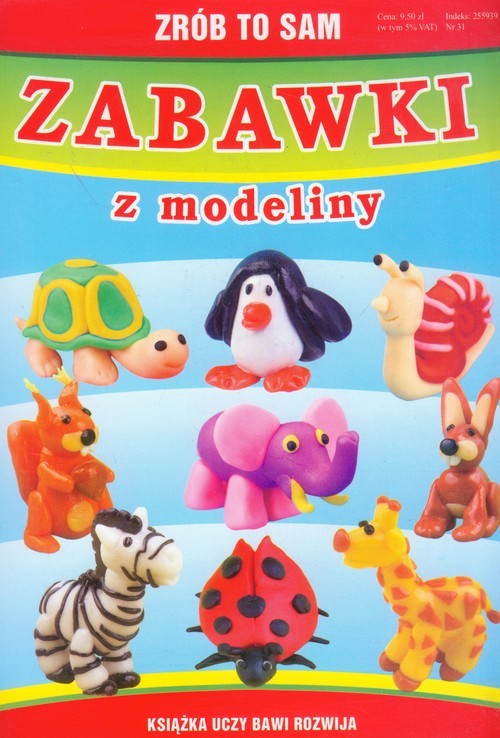 okładka Zabawki z modeliny książka | Beata Guzowska