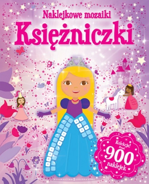 okładka Naklejkowe mozaiki Księżniczki książka