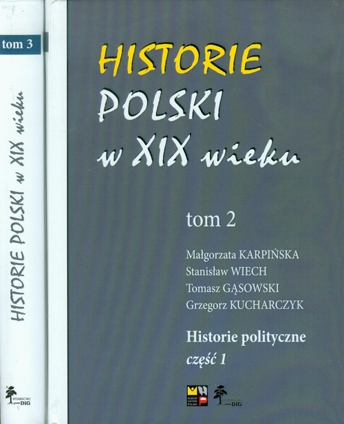 okładka Historie Polski w XIX wieku Tom 2-3 książka