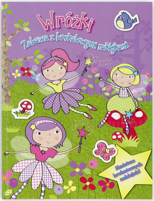 okładka Wróżki Zabawa z brokatowymi naklejkami książka