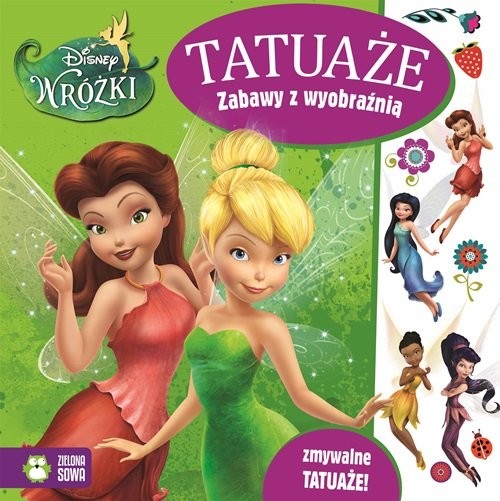 okładka Wróżki Tatuaże zabawy z wyobraźnią książka