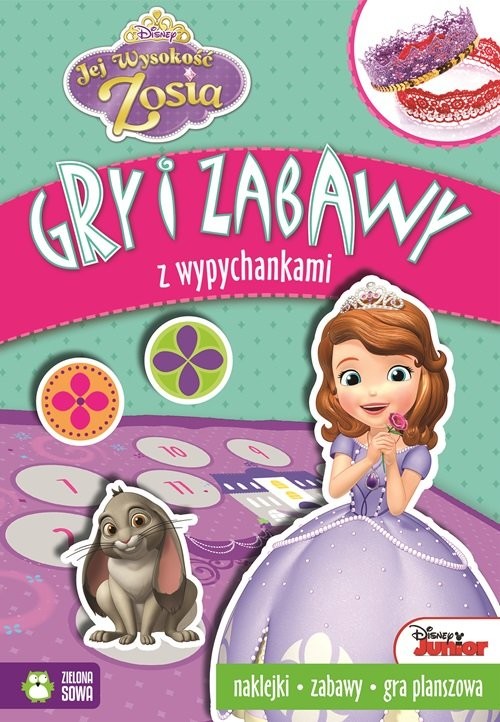 okładka Jej wysokość Zosia Gry i zabawy z wypychankami książka