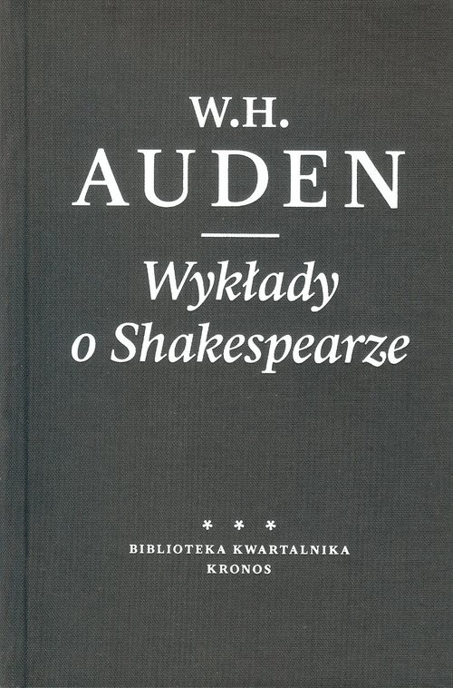 okładka Wykłady o Shakespearze książka | Wystan Hugh Auden