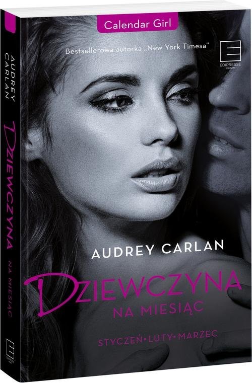 okładka Dziewczyna na miesiąc Styczeń - luty - marzec książka | Audrey Carlan