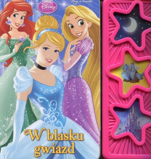 okładka Disney Księżniczka W blasku gwiazd dźwiękowa książka