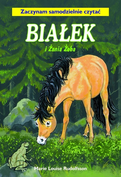 okładka Białek i Żania Żaba Zaczynam samodzielnie czytać książka | Marie Louise Rudolfsson