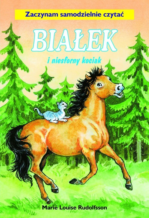 okładka Białek i niesforny kociak Tom 11 Zaczynam samodzielnie czytać książka | Marie Louise Rudolfsson
