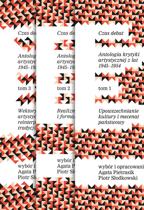 okładka Czas debat. Antologia krytyki artystycznej z lat 1945 - 1954 Pakiet książka
