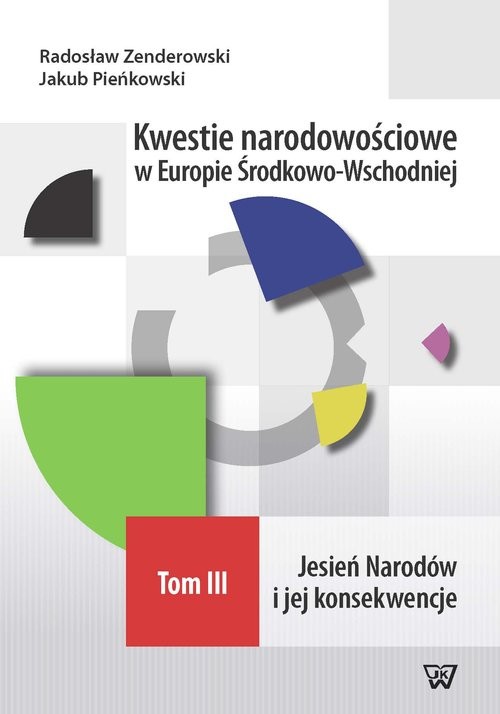 okładka Kwestie narodowościowe w Europie Środkowo-Wschodniej Tom III Jesień Narodów i jej konsekwencje książka | Radosław Zenderowski, Jakub Pieńkowski