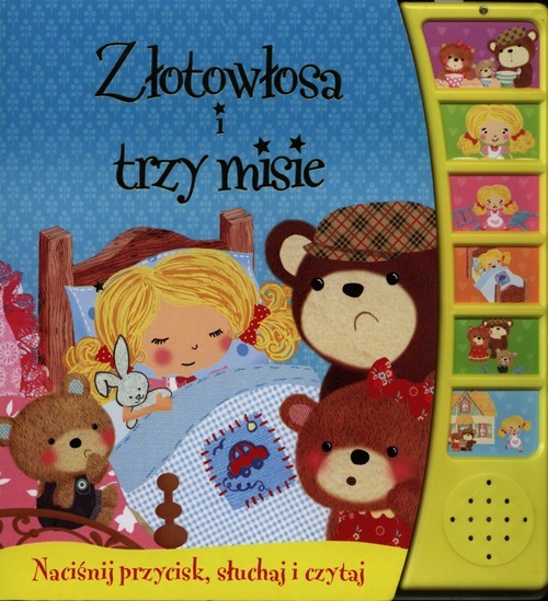okładka Złotowłosa i trzy misie Książeczka dźwiękowa książka