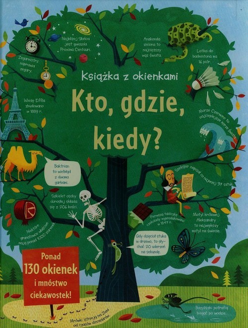 okładka Kto gdzie kiedy Książka z okienkami książka | Alex Frith, James MacLaine