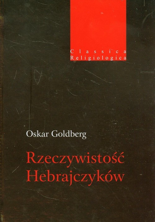 okładka Rzeczywistość Hebrajczyków książka | Goldberg Oskar