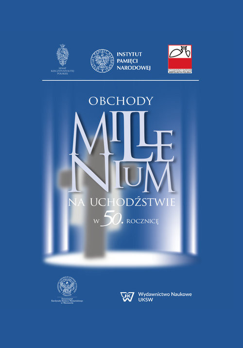 okładka Obchody Millenium na uchodźstwie w 50. rocznicę książka