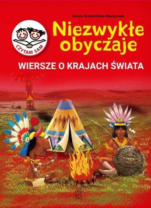okładka Niezwykłe Obyczaje Wiersze o krajach świata książka | Strzemińska-Więckowiak Dorota